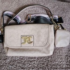 Juicy Couture Angel‎ Charm City Pink Crossbody Shoulder Purse w/ Matching Wallet